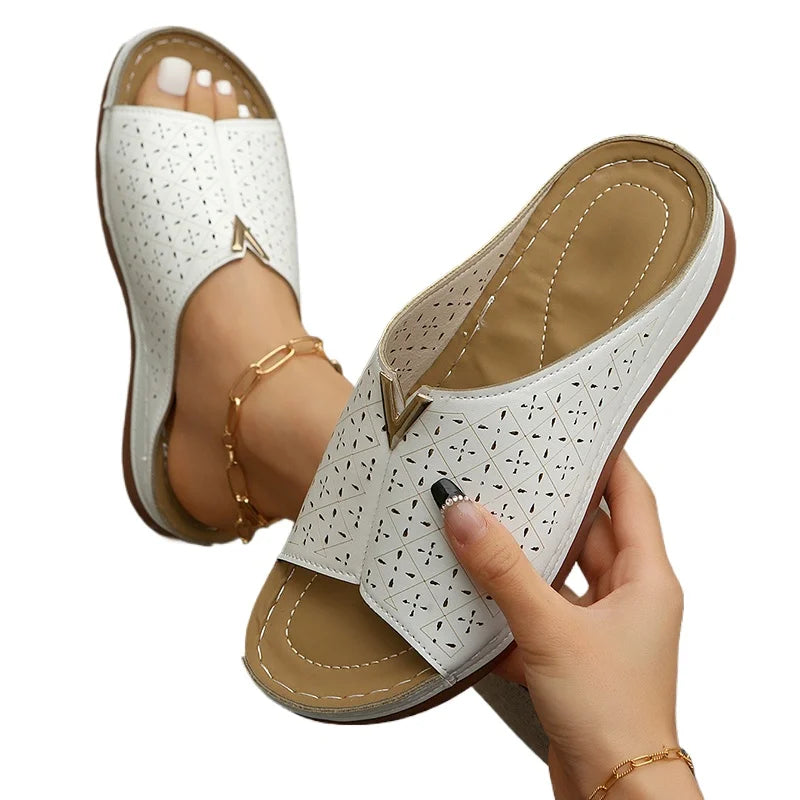 Elegant orthopedic women's sandal