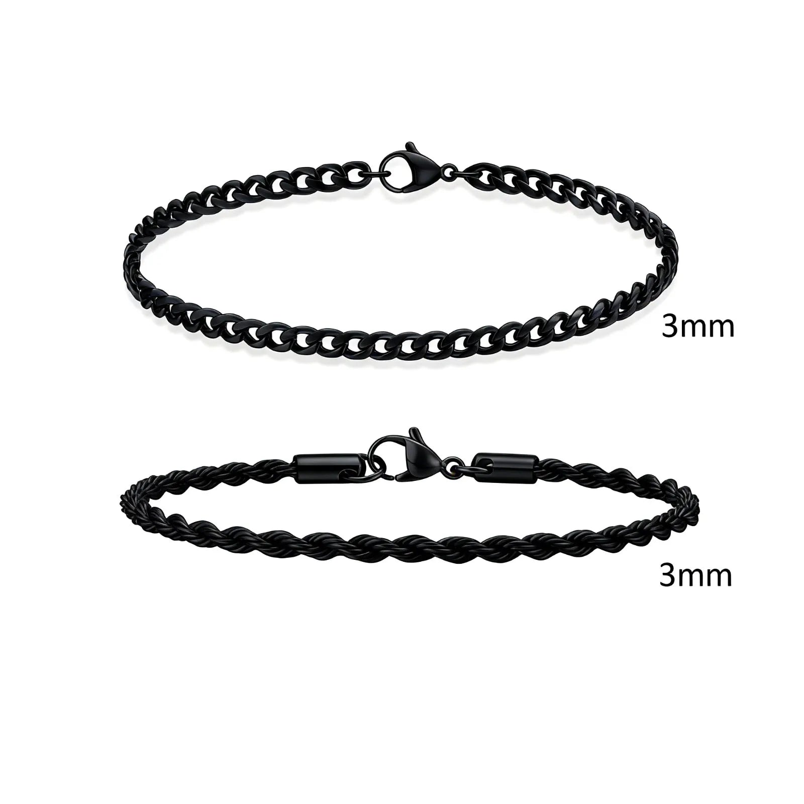 Set of 2 minimalist bracelets