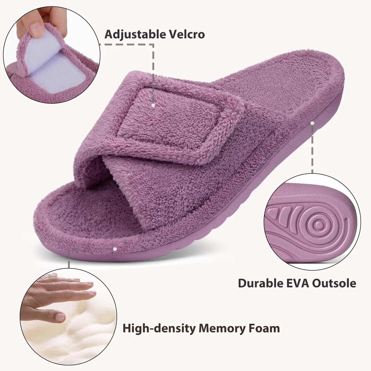 Orthopedic Plush Slippers