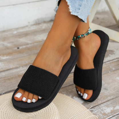 casual knit sandal